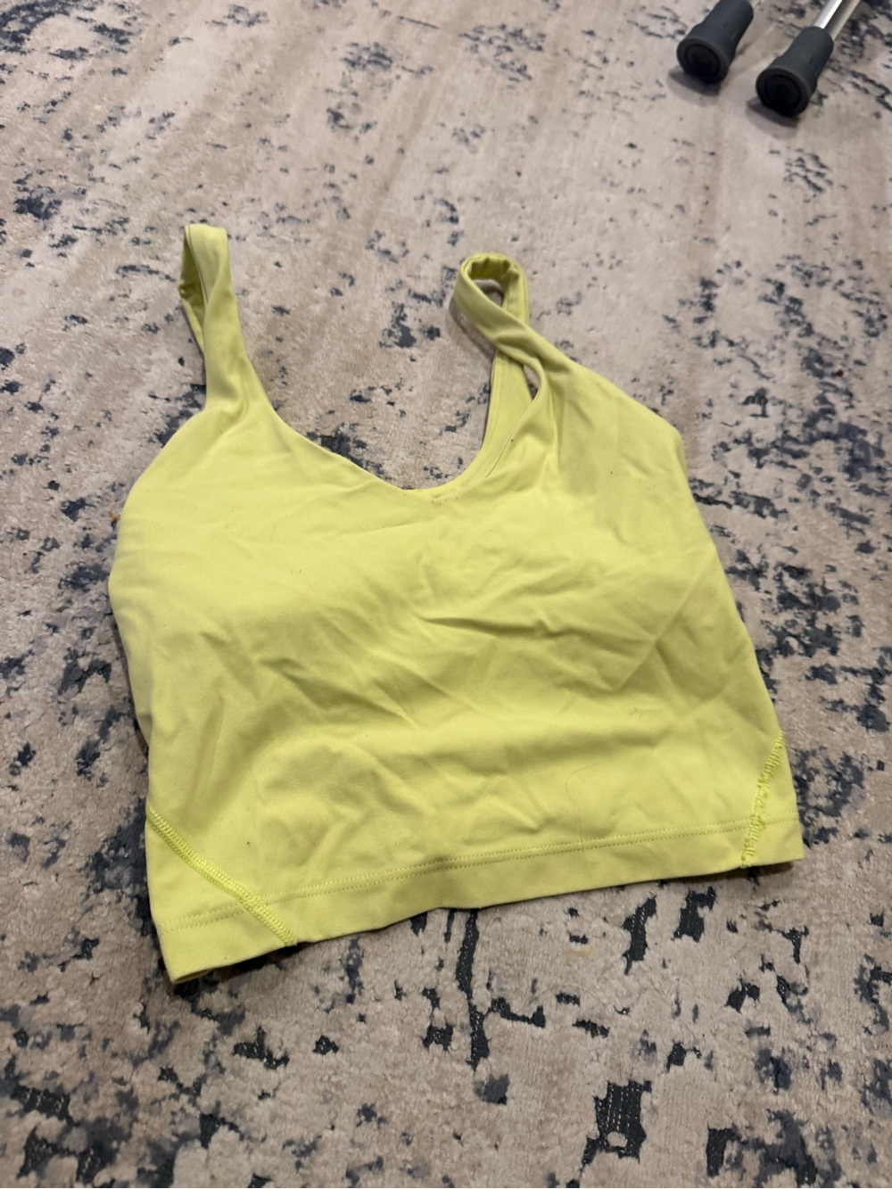 lululemon athletica Lemon Yellow Sports Bra Tank